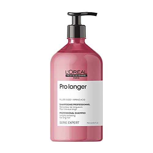 L’Oréal Professionnel | Champú Restaurador para cabellos largos con puntas finas, Pro Longer, SERIE EXPERT, 750 ml