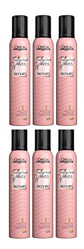 Loreal Tecni.Art Hollywood Waves Spiral Queen - Pack de 6 unidades, 200 ml