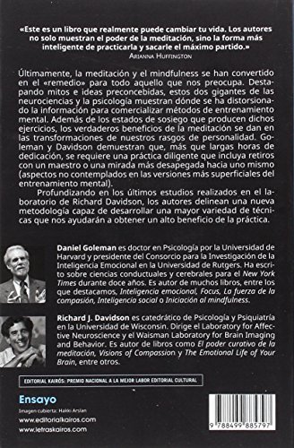 Los beneficios de la meditación: La ciencia demuestra cómo la meditación cambia la mente, el cerebro y el cuerpo (Ensayo)
