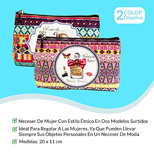 Lote de 100 Neceser Étnico - Detalles Bodas y Comuniones Originales Monederos Outlet Al por mayor