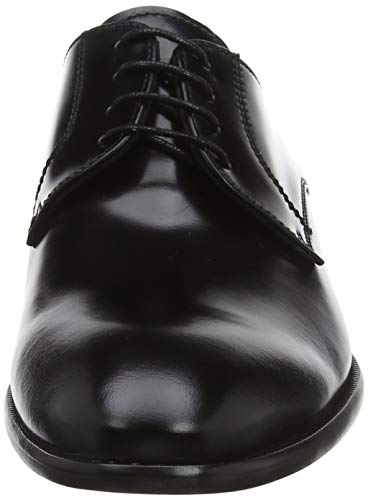 Lottusse L5881, Zapatos de Cordones Derby Hombre, Negro (Slimer Negro 000), 43.5 EU