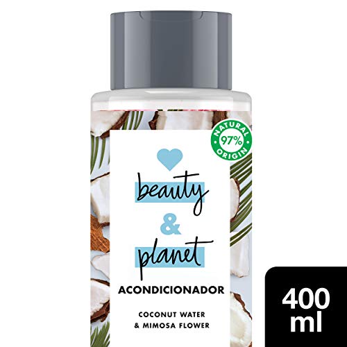 Love Beauty and Planet Volume & Bounty Acondicionador agua de coco & flor de mimosa 400ml