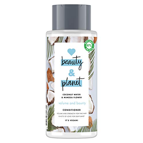Love Beauty and Planet Volume & Bounty Acondicionador agua de coco & flor de mimosa 400ml