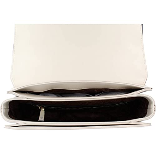 Love Moschino Borsa A Spalla, Bandolera para Mujer, Blanco Perla (ral 1013)