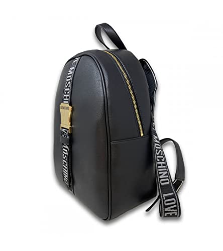 Love Moschino Colección Otoño Invierno 2021, Mochila para Mujer, Negro, Talla única