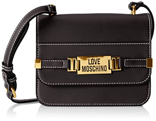 Love Moschino Collezione Autunno Inverno 2021, Bandolera para Mujer, Negro, Talla única