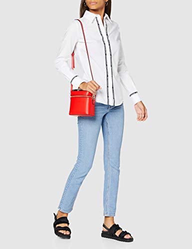Love Moschino Hemd Bluse, Optical White, 40 para Mujer
