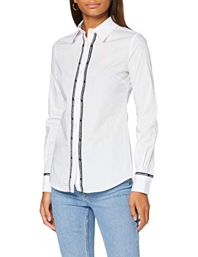 Love Moschino Hemd Bluse, Optical White, 40 para Mujer
