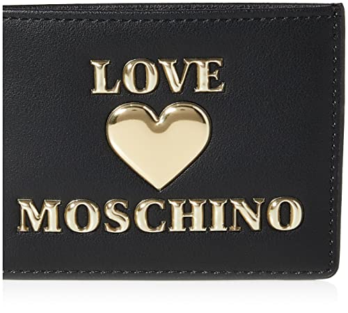 Love Moschino JC5613PP0BLE0000, Billetera para Mujer, Negro, Normale