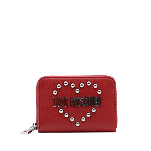 Love Moschino JC5653PP0BKQ0500, Billetera para Mujer, Rojo, Normale