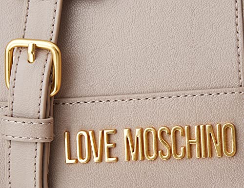 Love Moschino Pre Collezione Autunno Inverno Bolso de Hombro para Mujer, colección otoño-Invierno 2021, Gris, Talla única