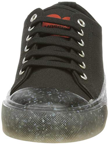 Love Moschino, Sneakers da Donna, Collezione Estate, Zapatillas de Mujer, Colección Primavera Verano 2021, Negro, 38 EU