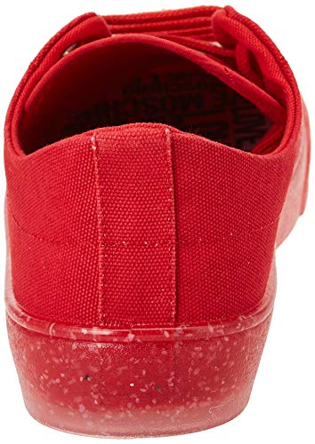 Love Moschino Sneakers Recycle, Zapatillas Deportivas Mujer, Rojo, 35 EU
