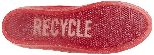 Love Moschino Sneakers Recycle, Zapatillas Deportivas Mujer, Rojo, 35 EU