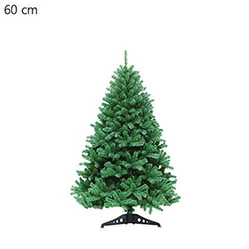 LTCTL Decoratieve Boom Vestido de Árbol de Navidad Especial Mini Árbol de Navidad Artificial Cifrado Verde del Árbol de Navidad hasta kerstboom (Color : Green, tamaño : 60cm)