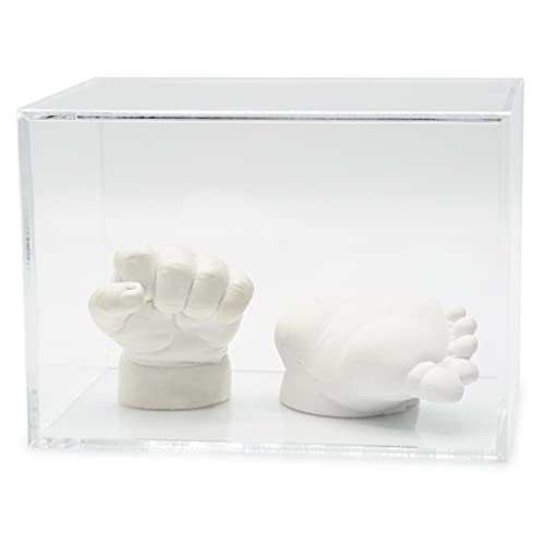 Lucky Hands® Vitrinas de Cristal acrílico sin inscripción (15 cm x 15 cm x 20 cm, sin Piso de Fieltro)