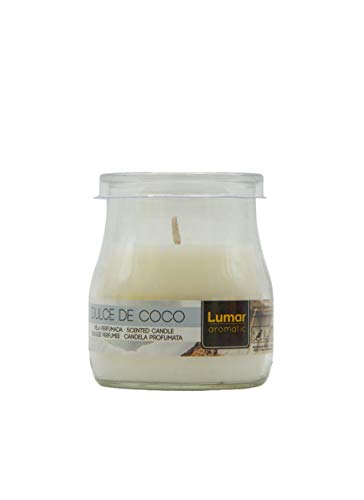 Lumar - Juego de 12 Velas perfumadas Decorativas en Vaso 7 X 6cm. (3 Frutas del Bosque, 3 Canela en Rama, 3 Vainilla Ice, 3 Dulce de Coco)