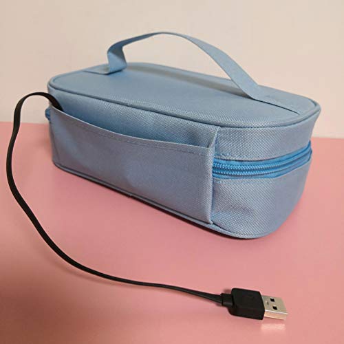 LUOEM Bolsa Desinfectante UV Limpiador Caja de Desinfección Ultravioleta Estuche para Teléfono Celular Cepillo de Dientes Joyas Ropa Interior (Azul)