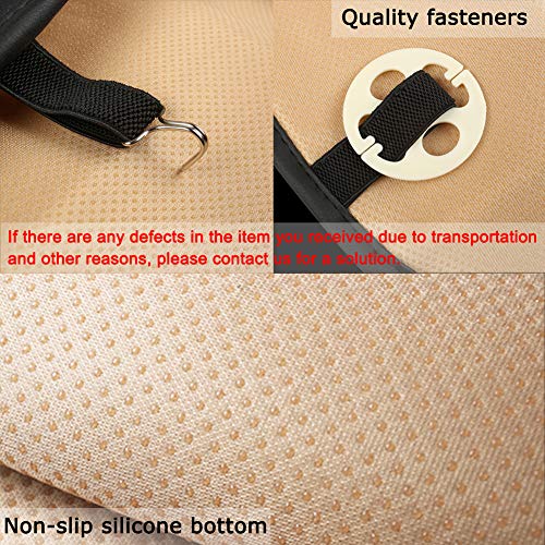 LUOLLOVE Fundas Coche Asientos Universales, Interior de Lujo del Coche Fundas Asientos Coche Delantero Súper Suave Cómodo,Protectors Asientos Coche de Cuero de la PU (2 Piezas Gris)