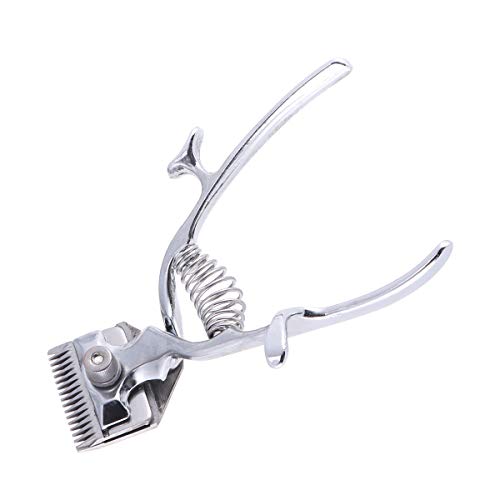 Lurrose Clipper de pelo manual, cortador de pelo de la mano, no eléctrico, de poco ruido