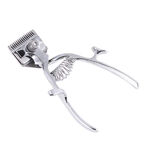 Lurrose Clipper de pelo manual, cortador de pelo de la mano, no eléctrico, de poco ruido
