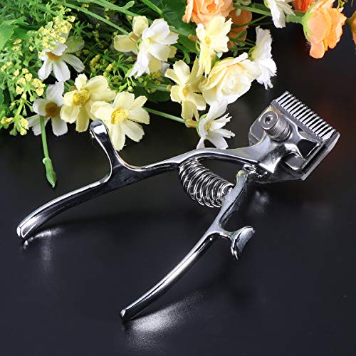 Lurrose Clipper de pelo manual, cortador de pelo de la mano, no eléctrico, de poco ruido