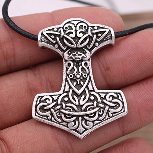 LUTAI Ebay Viking Collar de moda para hombre retro de plata colgante de moda