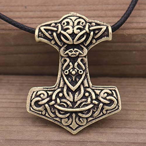 LUTAI Ebay Viking Collar de moda para hombre retro de plata colgante de moda