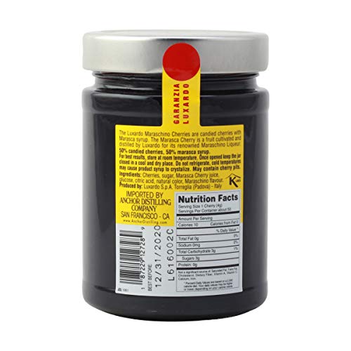 Luxardo Cerezas - Paquete de 6 x 400 ml - Total: 2400 ml
