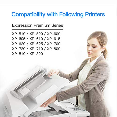 LxTek 26XL Reemplazo Compatible para Cartuchos de Tinta Epson 26 26XL para Epson Expression Premium XP-510 XP-520 XP-600 XP-605 XP-610 XP-615 XP-620 XP-625 XP-700 XP-720 XP-710 XP-800 XP-810 XP-820