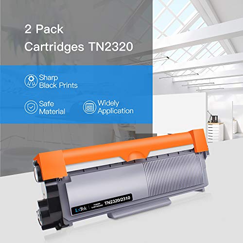 LxTek Compatible Reemplazo para Brother TN2320 TN2310 Cartuchos de tóner para Brother MFC-L2700DN MFC-L2700DW MFC-L2720DW MFC-L2740DW DCP-L2500D DCP-L2520DW DCP-L2540DN DCP-L2560DW HL-L2300D L2360DN