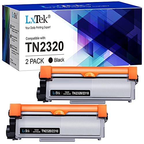 LxTek Compatible Reemplazo para Brother TN2320 TN2310 Cartuchos de tóner para Brother MFC-L2700DN MFC-L2700DW MFC-L2720DW MFC-L2740DW DCP-L2500D DCP-L2520DW DCP-L2540DN DCP-L2560DW HL-L2300D L2360DN