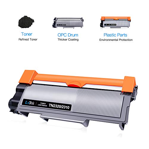 LxTek Compatible Reemplazo para Brother TN2320 TN2310 Cartuchos de tóner para Brother MFC-L2700DN MFC-L2700DW MFC-L2720DW MFC-L2740DW DCP-L2500D DCP-L2520DW DCP-L2540DN DCP-L2560DW HL-L2300D L2360DN