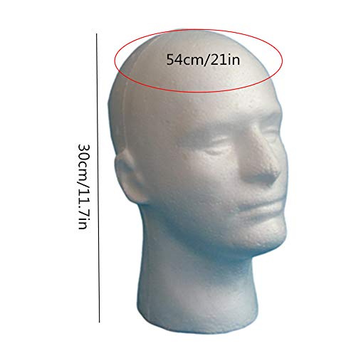 LYsng Barbería Maniqui Cabeza Multifuncional Cabeza De Maniqui Profesional Durable Cabeza Maniqui para Maquillaje Entrenamiento De Masaje Fabricación De Pelucas Sombreros Gafas