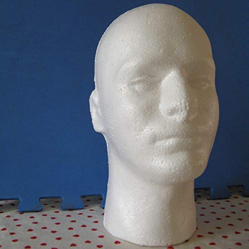 LYsng Barbería Maniqui Cabeza Multifuncional Cabeza De Maniqui Profesional Durable Cabeza Maniqui para Maquillaje Entrenamiento De Masaje Fabricación De Pelucas Sombreros Gafas