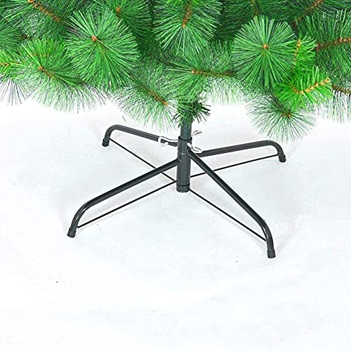 LZXH Árbol de Navidad Artificial Respetuoso del Medio Ambiente Árbol de Navidad Artificial, Árboles Decorados con Abeto Pino Premium Picea con bisagras Soporte Plegable Decor navideña 24