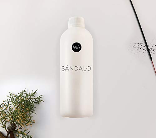 MA MEDITAROMA Fragancia Ambientador Sándalo - Esencias para Entradas - Casas - Tiendas - Profesional - Aromaterapia - Difusor de Aromas - 125 ml