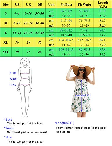 Maacie Premamá Vestido Evasé de Verano con Escote Corazón para Playa XL 51S21#1