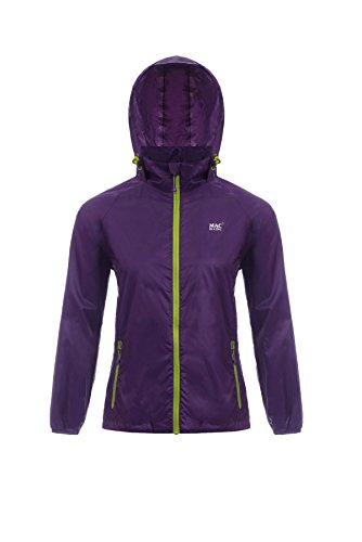 Mac in a Sac Chaqueta de Packaway impermeable Unisex de origen (Uva, XS)