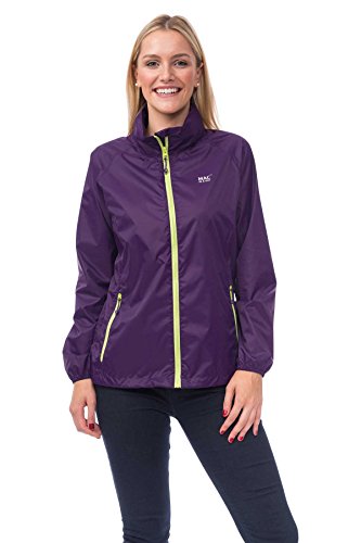 Mac in a Sac Chaqueta de Packaway impermeable Unisex de origen (Uva, XS)