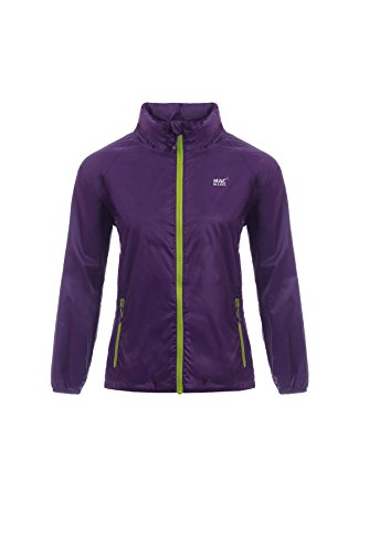 Mac in a Sac Chaqueta de Packaway impermeable Unisex de origen (Uva, XS)