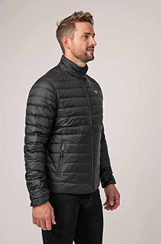 Mac in a Sac Polar-Daunenjacke Chaqueta de plumón, Hombre, Negro Intenso – Gris Oscuro, XX-Large