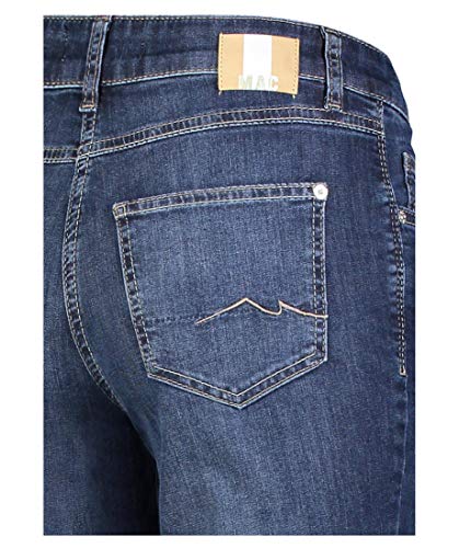 MAC Jeans Melanie Vaqueros Straight, Blau (New D845), 38W x 30L para Mujer