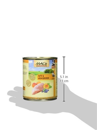 Mac 's Pute & Heide lbeeren, 6 Pack (6 x 800 g)
