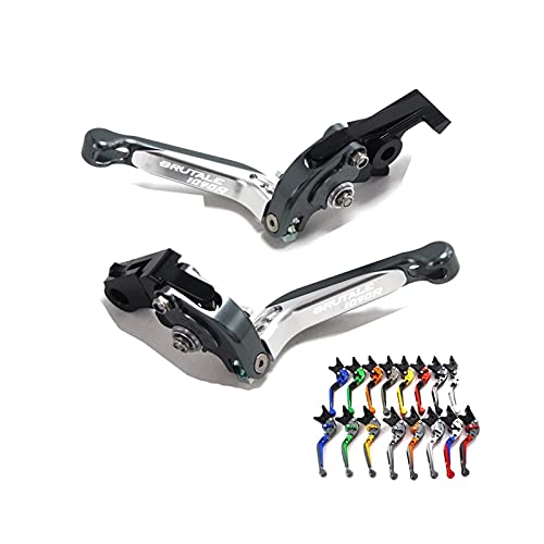 Machine Palancas de Embrague Plegables para MV A-Gusta BRUTALE 1090R 1090 R 2013 16 Colores Motocicleta Plegable Extensible CNC Moto Palancas De Freno De Embrague Ajustables (Color : C)