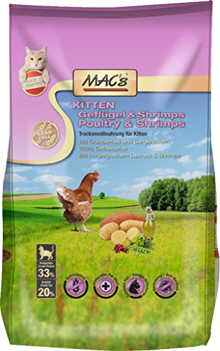 Mac's Comida para gatos sin cereales, 1,5 kg