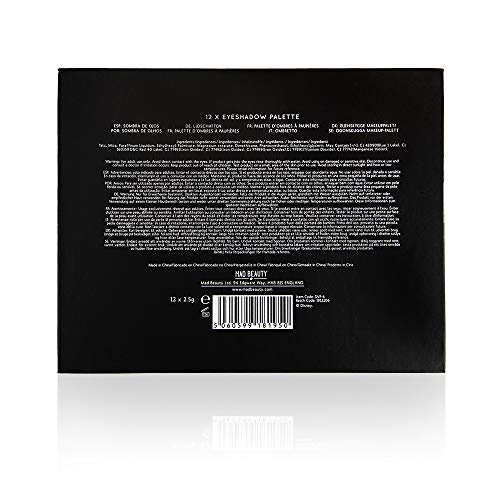 MAD Beauty - Paleta de Sombras - Villanas - Disney, Negro, 1300 Gramos