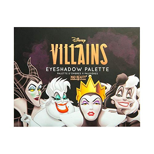 MAD Beauty - Paleta de Sombras - Villanas - Disney, Negro, 1300 Gramos