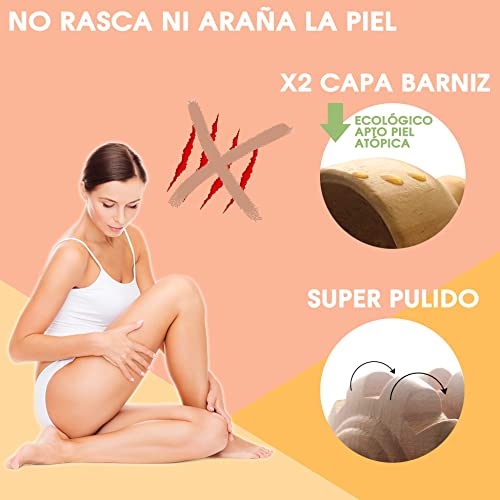 Maderoterapia Kit Corporal Para Masajes Anticeluliticos - Pack X5 Masajeador Anticelulitico con Rodillo de Masaje Muscular, Copa Sueca Y 3 Ventosas de Masaje Para La Celulitis De Las Piernas