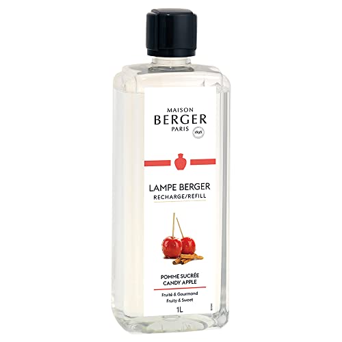 MAISON BERGER Lámpara Berger – Recarga de perfume para lámpara Berger – 1 litro – Perfume manzana azucarada París